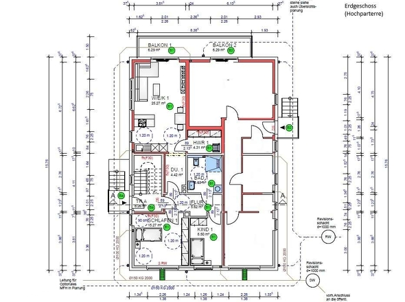 Haus 17 Erdgeschoss (Hochparterre)