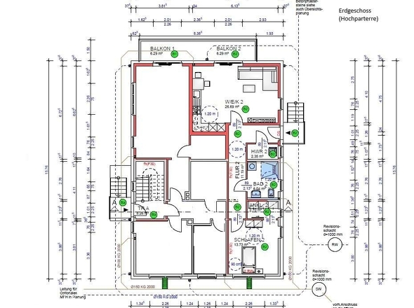 Haus 17 Erdgeschoss (Hochparterre)
