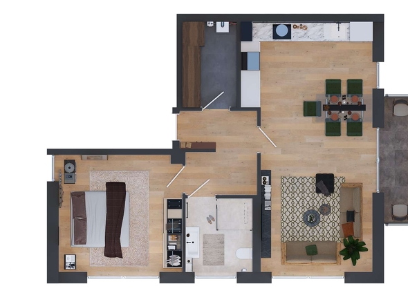 Haus 17 Obergeschoss