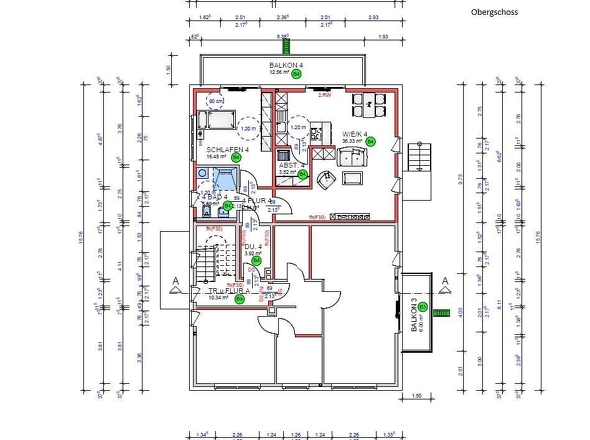 Haus 17 Obergeschoss