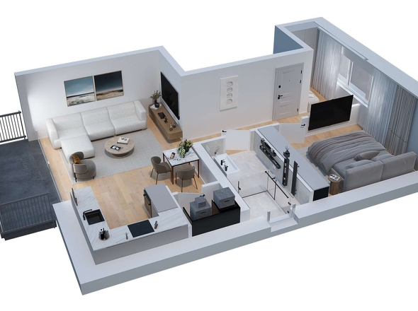 Haus 17a Obergeschoss