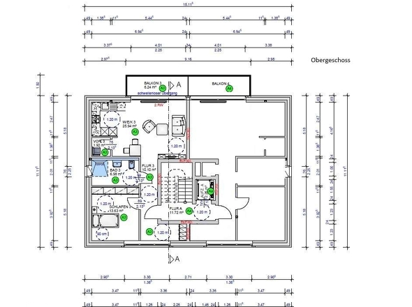 Haus 17a Obergeschoss