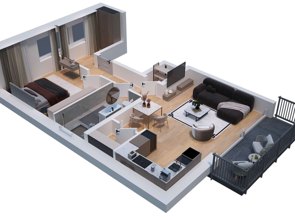 Haus 17a Obergeschoss