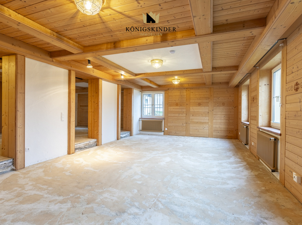 Studio unterer Abschnitt vom Eingang aus