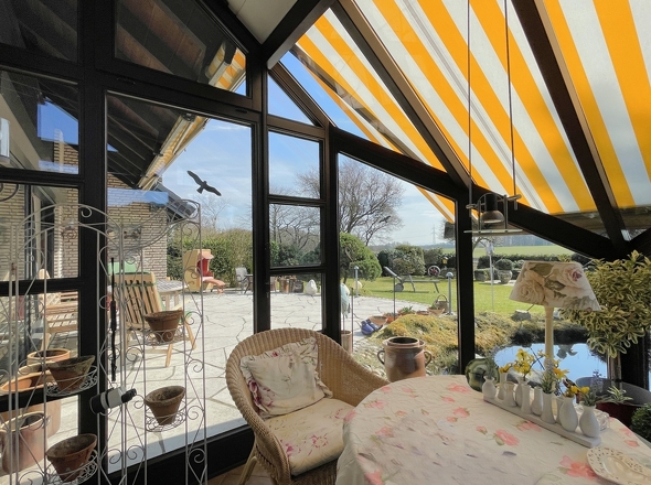 Sonniger Wintergarten