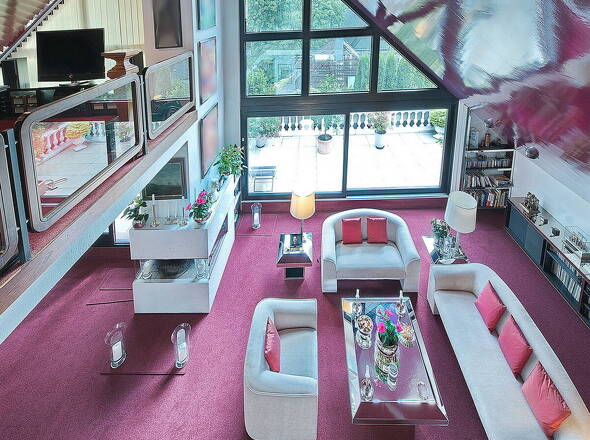 Blick ins Wohnzimmer