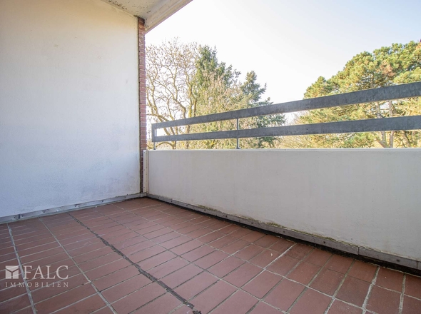 Schöner Südwest-Balkon