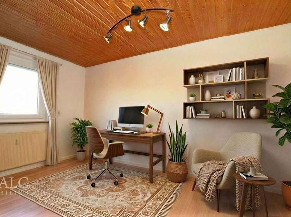 Ein mögliches Home-Office (vis.)