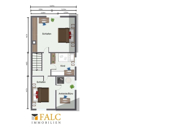 Grundriss Obergeschoss