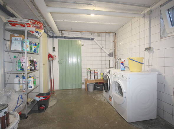 Waschraum im Keller