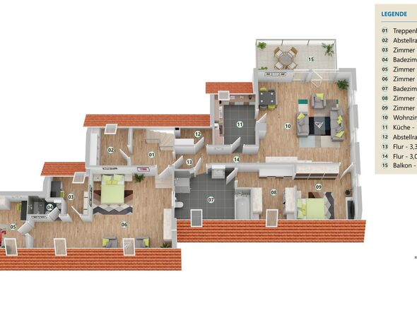 XXL-Wohnung als 1 Einheit