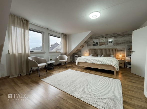 Schlafzimmer digitalisiert