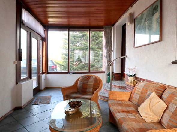 überdachte Terrasse