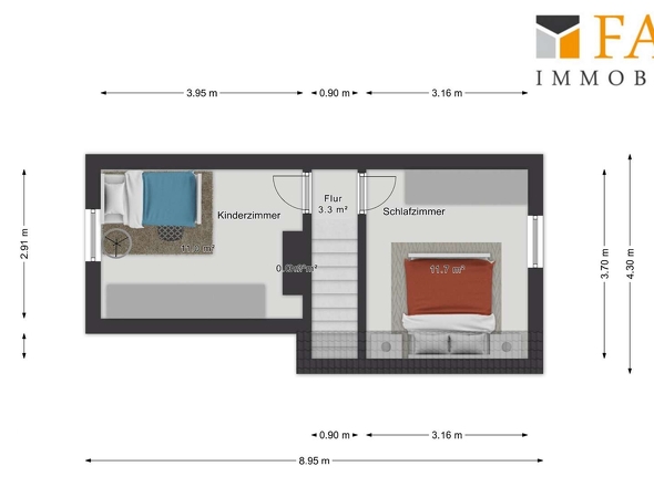 Grundriss Obergeschoss