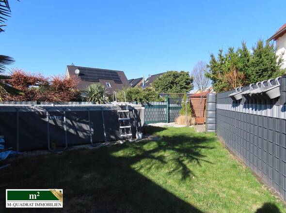 nicht einsehbarer Garten