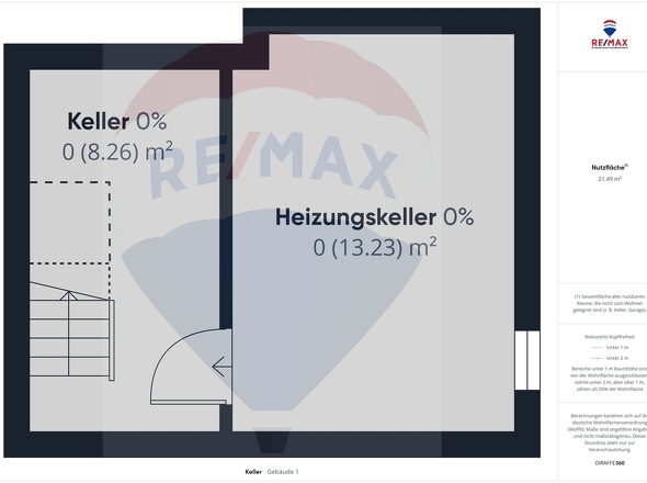 Grundriss Keller