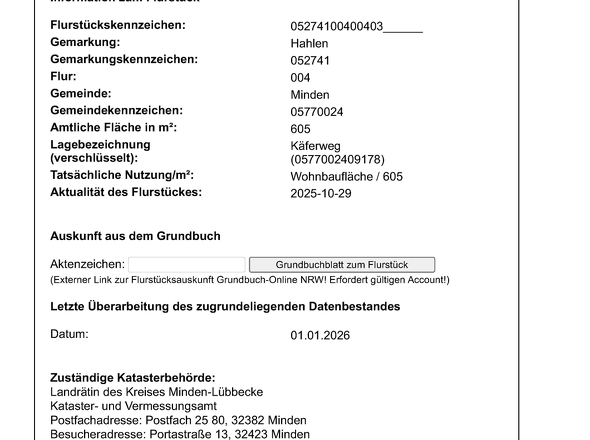 TIM-online Sachdaten