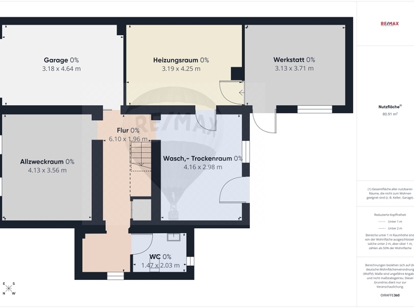 Grundriss Untergeschoss