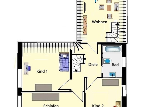 Grundriss Obergeschoss