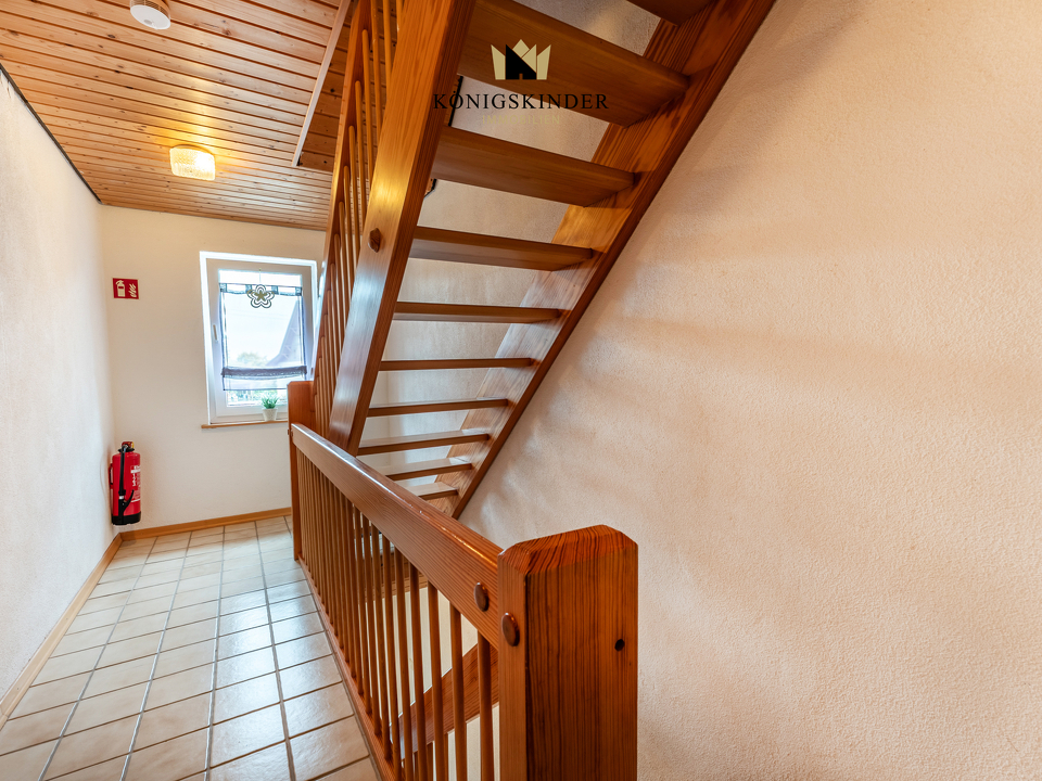 ...die Treppen hoch...