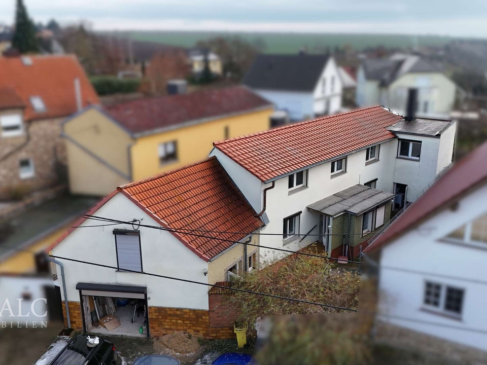 Drohne Front-Gebäude