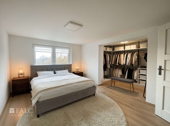 Wohnbereich Obergeschoss - (KI generiert)