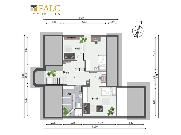 Grundriss Dachgeschoss