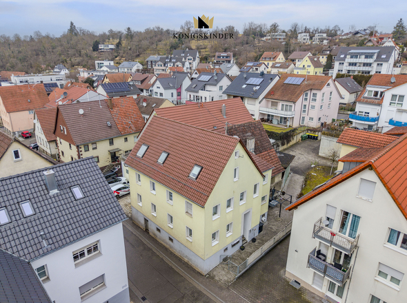 Vogelperspektive Straßenseite