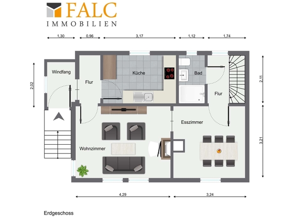 Grundriss Erdgeschoss