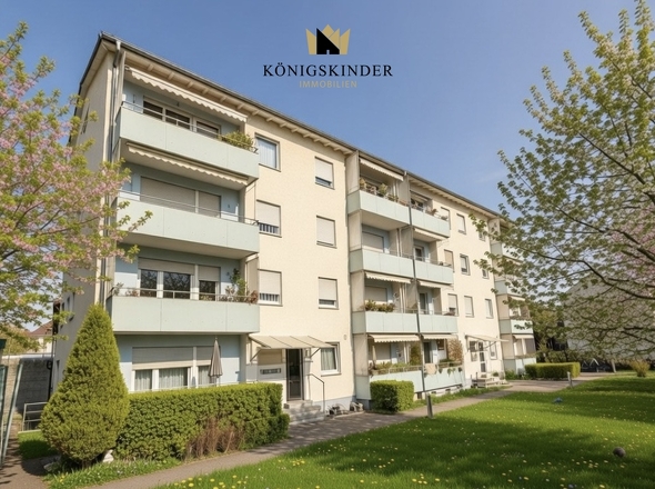 Außenansicht des gepflegten Mehrfamilienhauses in stadtnaher Lage von Metzingen