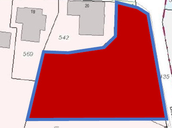 beispielhafte Grundstücksteilung