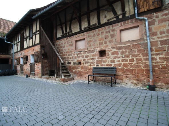 Zugang zum oberen Scheunenbereich