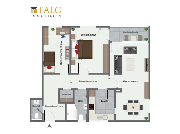 Grundriss Hochparterre