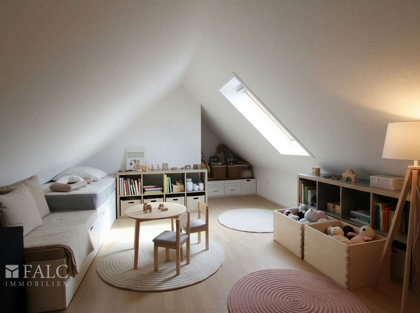 Wohnraum im Dachgeschoss