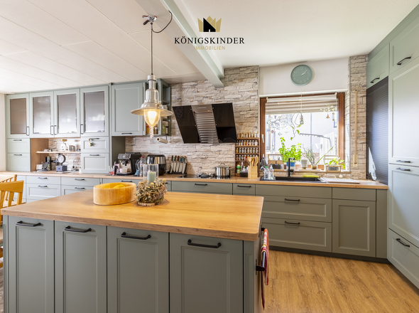 Küche – Kochbereich mit Insel