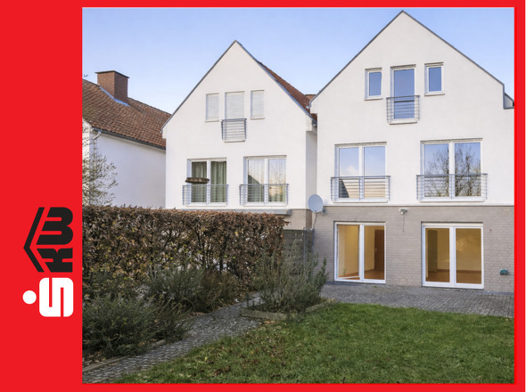 ...mitten in der Stadt mit Garten.