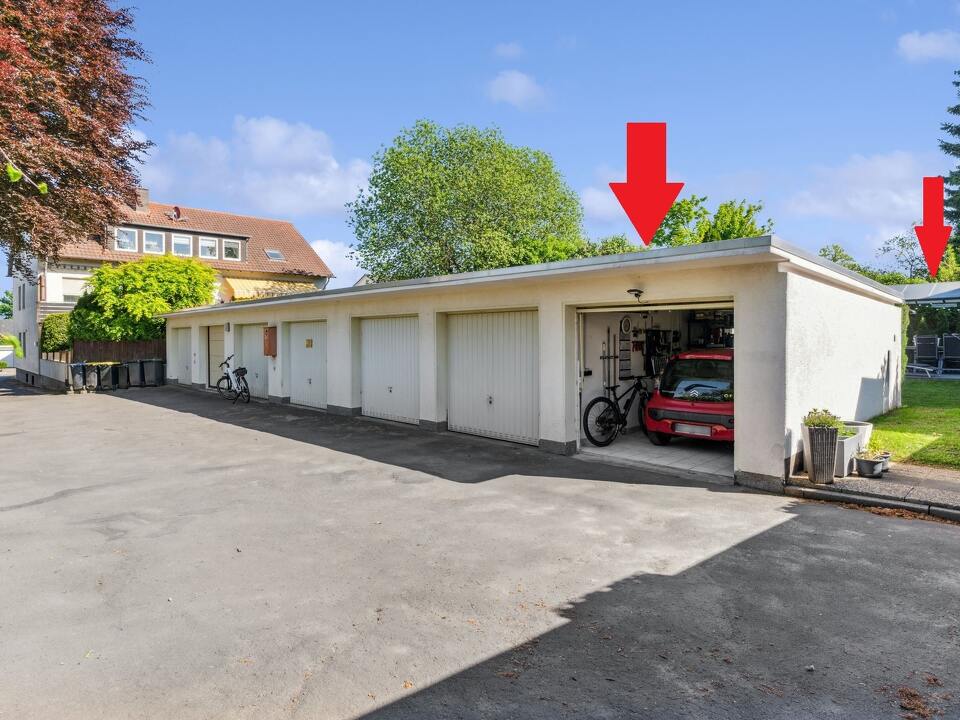 Garage und Gartenzugang