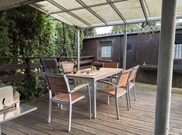 überdachte Terrasse