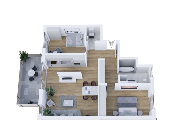 Grundriss WG, 8, 10, 12