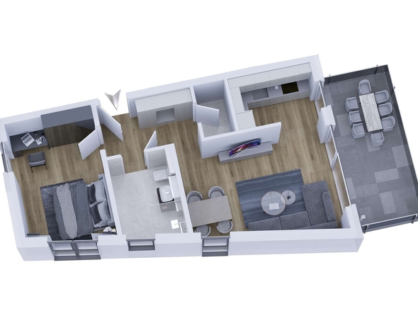Grundriss WG 9,11,13