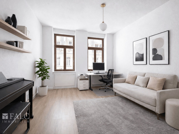 Büro virtuell eingerichtet