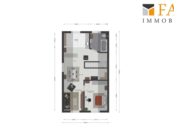 Grundriss Obergeschoss