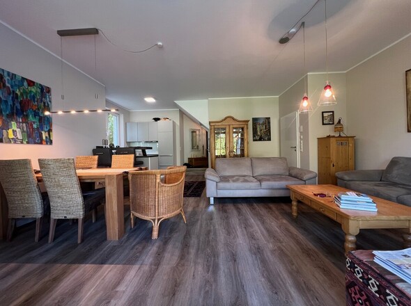 Wohnzimmer mit Küchenbereich 