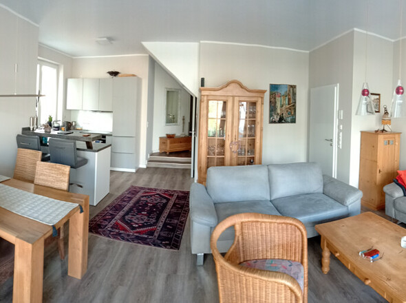 Wohnzimmer Weitwinkel 