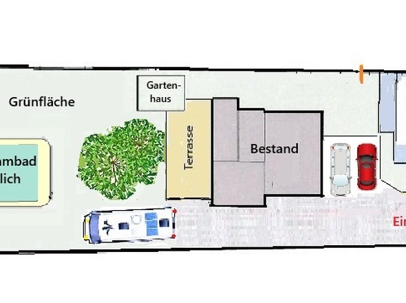 großes Grundstück ca. 1631 m²