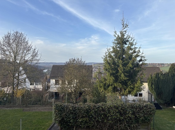 Fernsicht und Garten