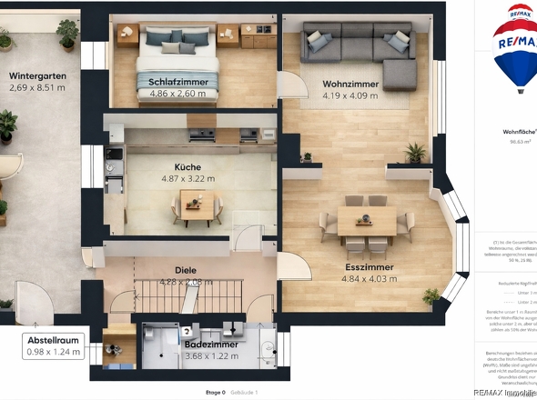 REMAX Immobilien DeLux Einfamilienhaus EG Schiffweiler Mark Borowicz