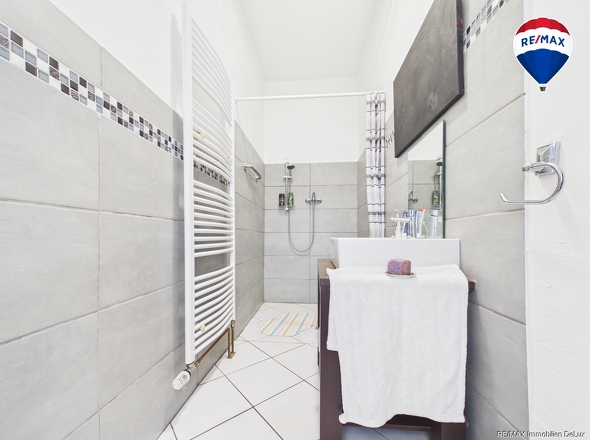 REMAX Immobilien DeLux Einfamilienhaus Badezimmer Schifffweiler Mark Borowicz