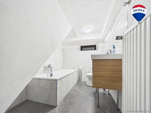 REMAX Immobilien DeLux Einfamilienhaus Badezimmer Schifffweiler Mark Borowicz