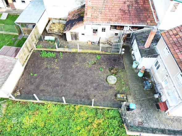 Draufblick Garten